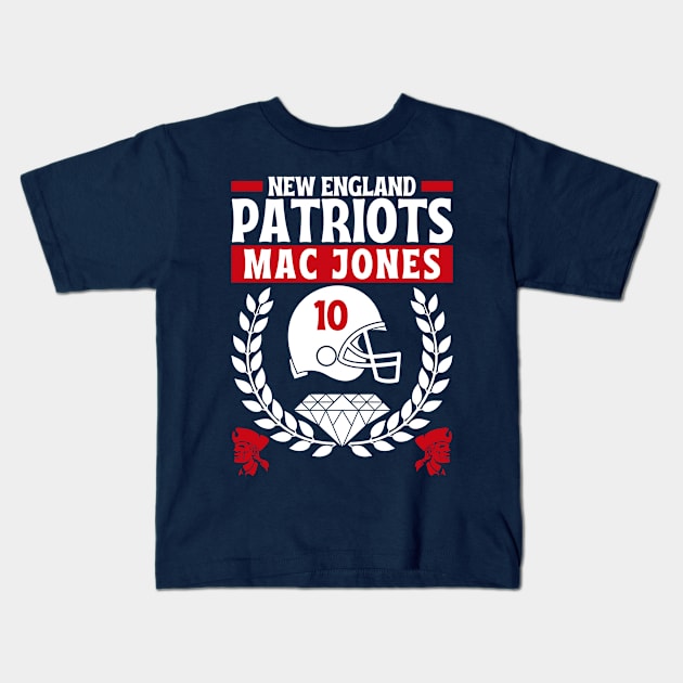 New England Patriots Mac Jones 10 Edition 2 Kids T-Shirt by Astronaut.co